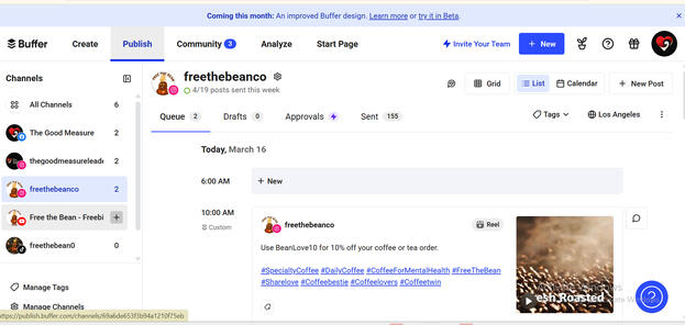 Scheduling Posts on Buffer