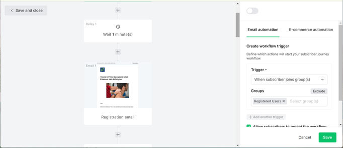 Email Automation (Mailerlite)